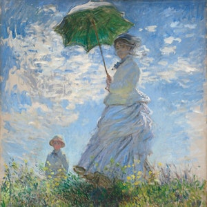 Monet  | Woman with Parasol | Monet Print | Monet Wall Decor | Monet Art | Digital DOWNLOAD | PRINTABLE Art #7  | Monet Parasol