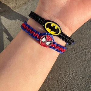 WITH 🩷, MG on Instagram: Spider-Man and Hello Kitty matching bracelets  🕷️🎀 Adjustable (Magnet comes included) Handmade by @withlovemg ❤️  #shopsmall #smallbusiness #spiderman #hellokitty #matchingbracelets  #stringbracelet #giftideas #explorepage