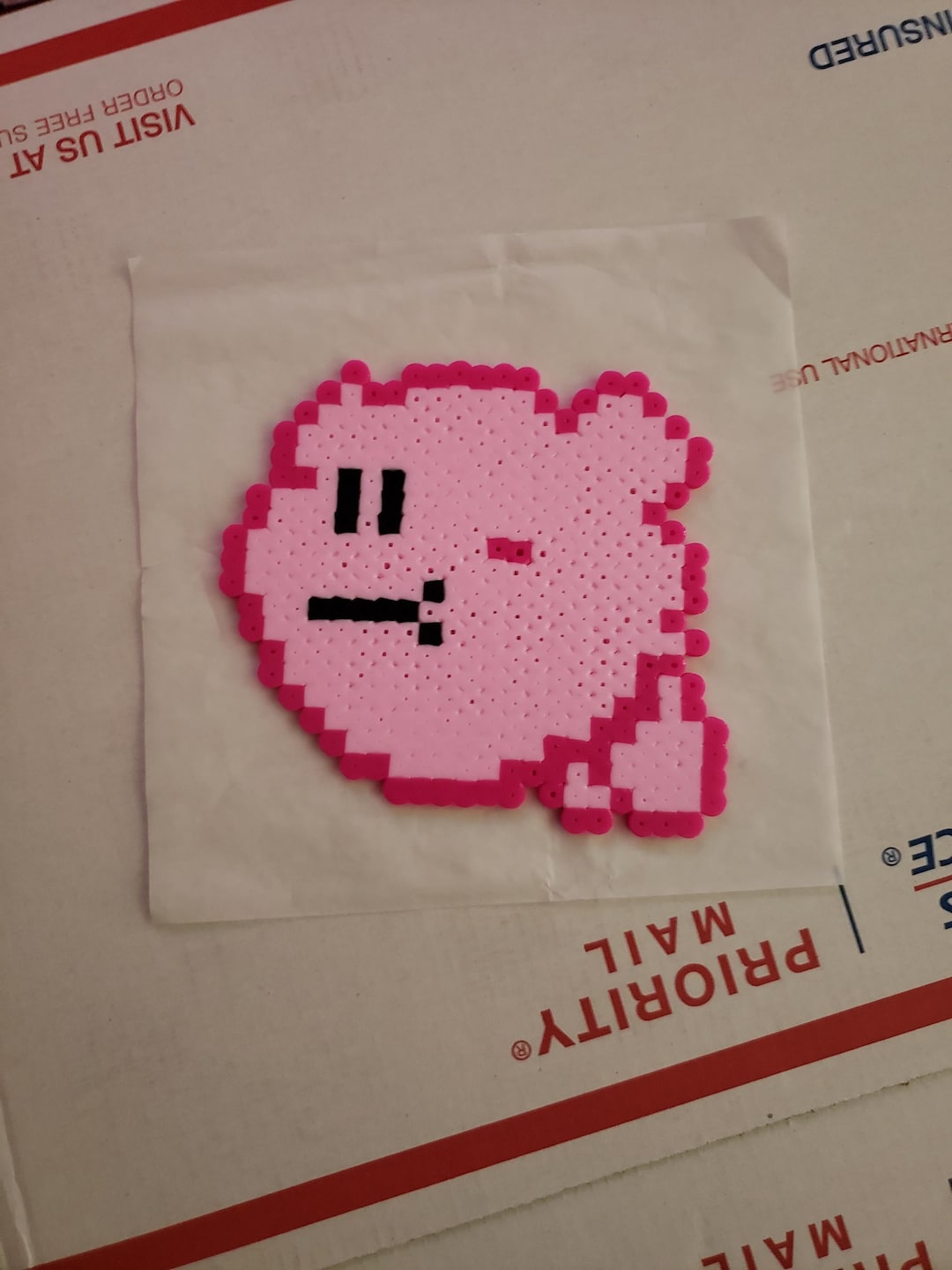 Kirby Perler Fuse Bead Pixel Art Nintendo Super Smash Bros - Etsy