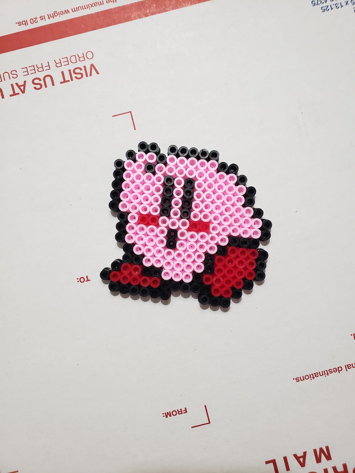 Kirby Perler Fuse Bead Pixel Art Nintendo Super Smash Bros - Etsy