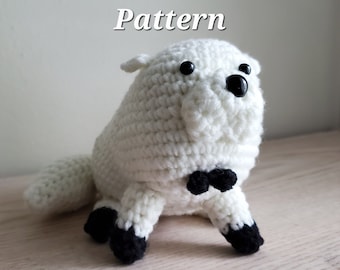 Handsome Bow-Tie Dog Crochet Pattern