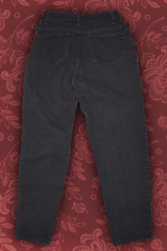 Vintage Black Wrangler Straight Leg Jeans Sz 12 - image 2