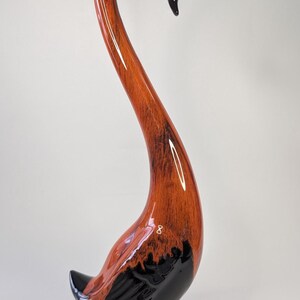 Vintage - Espléndida figura de cisne/pájaro de cerámica - 38 cm de altura