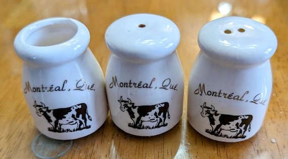 Vintage Salt & Pepper Shakers Set - Montreal