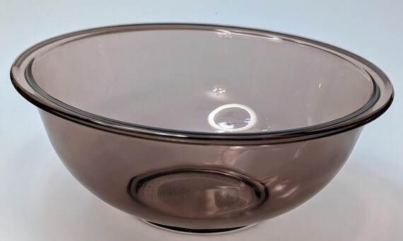 Vintage - Mixing Bowl - PYREX - 2.5lm - Cranberry - 4'' High x 10'' Diameter