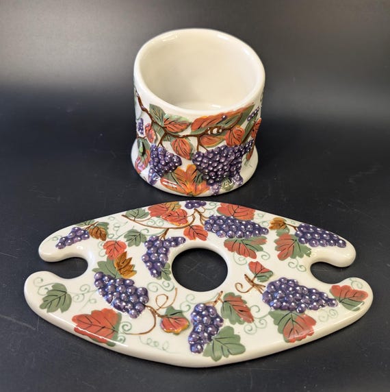 Beautiful Wine Bottle Accessories - Ceramic - 2 pcs