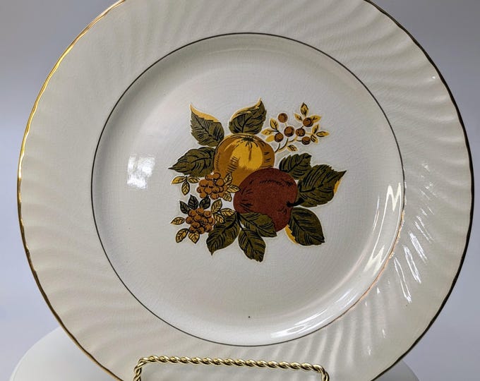 Vintage - Replacement parts - Bread Plate / dish - British Harvest - Enoch Wedgwood - Tunstall - England - 10''diam