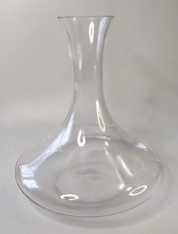 Carafe / Decanter marked Bormioli Rocco - 8.5'' high x 7.5'' at the widest