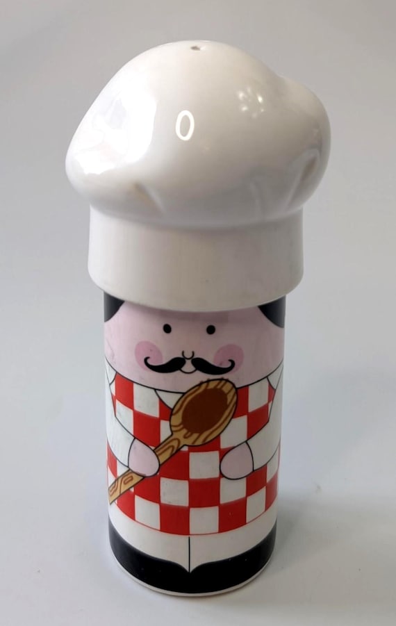 Vintage - Mother Goose - Salt & Pepper Shakers - Chef - 5'' high
