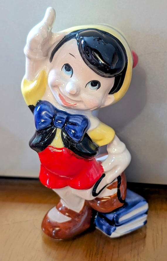 Vintage - Disney - Pinocchio - Ceramic Figure - Measures 4.5" Tall Japan