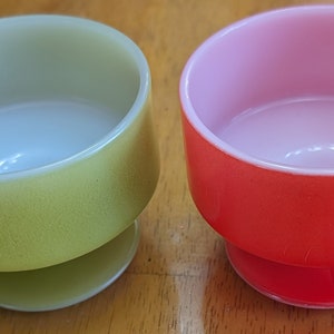 Vintage Federal Glass - made in USA / dessert bowl - 9cm(3 3/4&#39;&#39;)tall