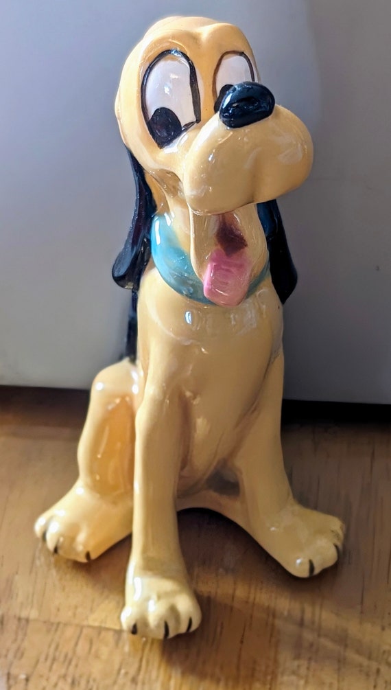Vintage - Pluto - ceramic figurine - measures 7" japan