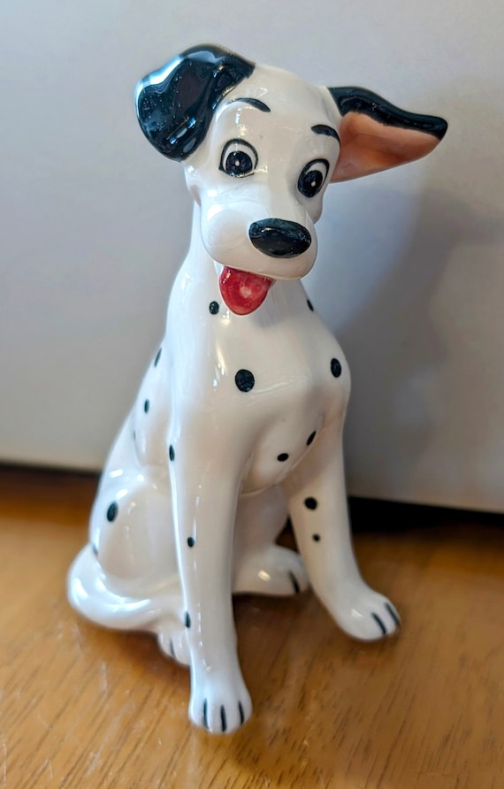 Vintage - 101 Dalmatians - Pongo - ceramic figurine - measures 5" japan
