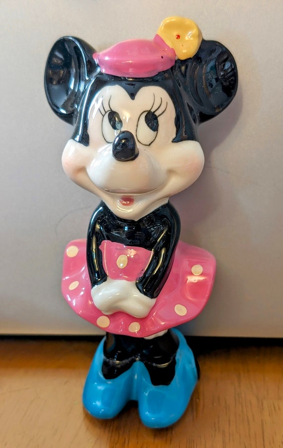 Vintage - Disney - Minnie Mouse - ceramic figurine - measures 5" tall japan