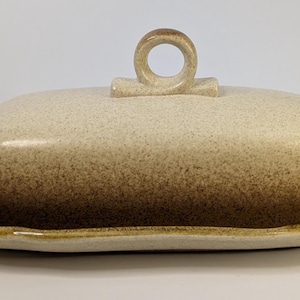 Vintage - Mikasa - Beurrier - Whole Weat - E8000 - Grès - Japan - 8&#39;&#39;long x 4&#39;&#39;large