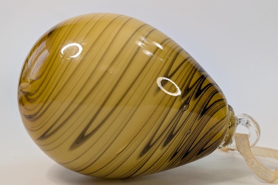 Cute Hanging Blown Glass Ball - 5.5'' high