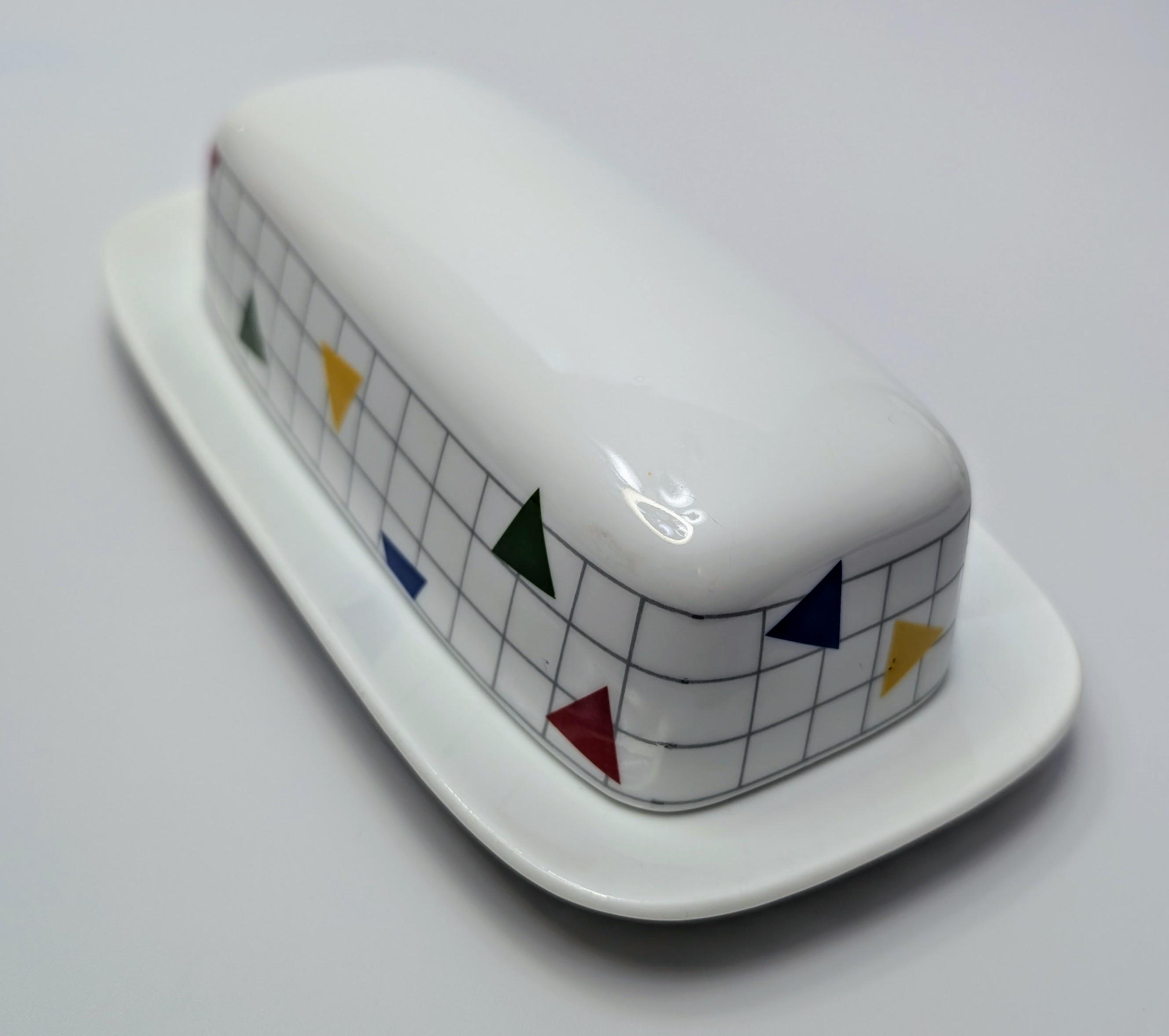 Vintage - Teapot / Butter Dish and Cup and Cutlery Set