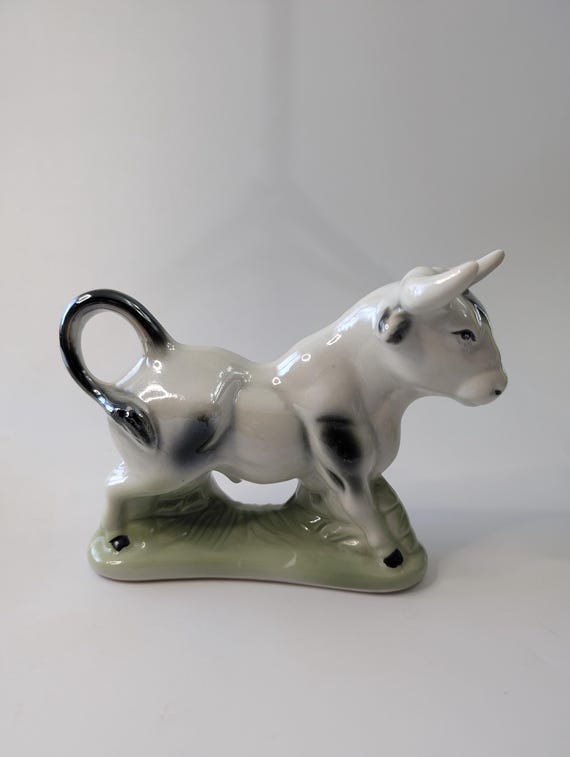 Vtg - Bull - marked: Made in Brazil - 7'' long - vintage