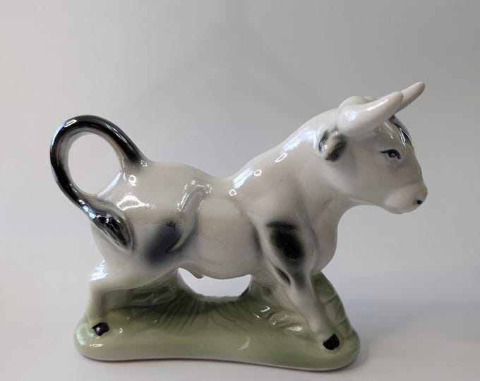 Vtg - Bull - marked: Made in Brazil - 7'' long - vintage