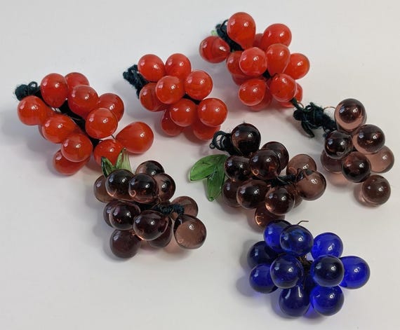 Glass Berry Bundle - set of 7 pieces