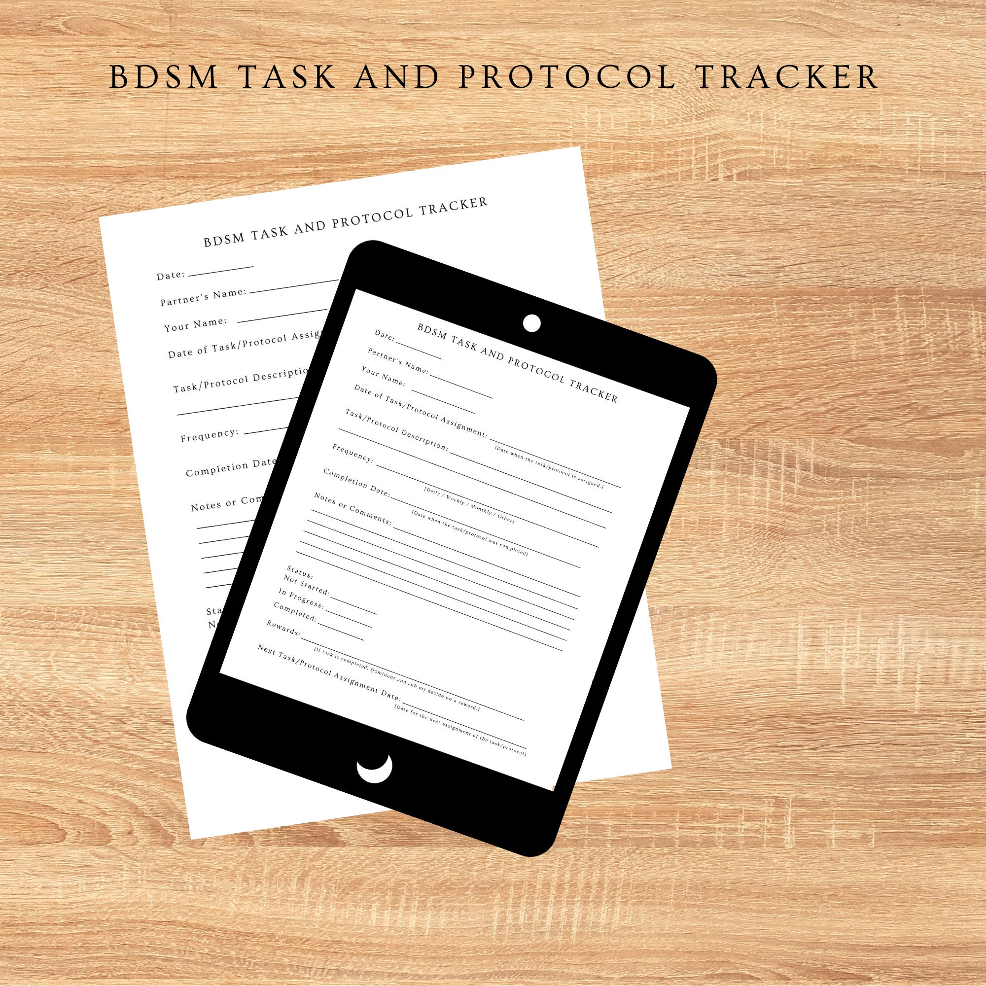 Gerkin Protocol Worksheet.pdf BDSM Task and Protocol Tracker, BDSM Worksheet, BDSM Template, Bdsm ...