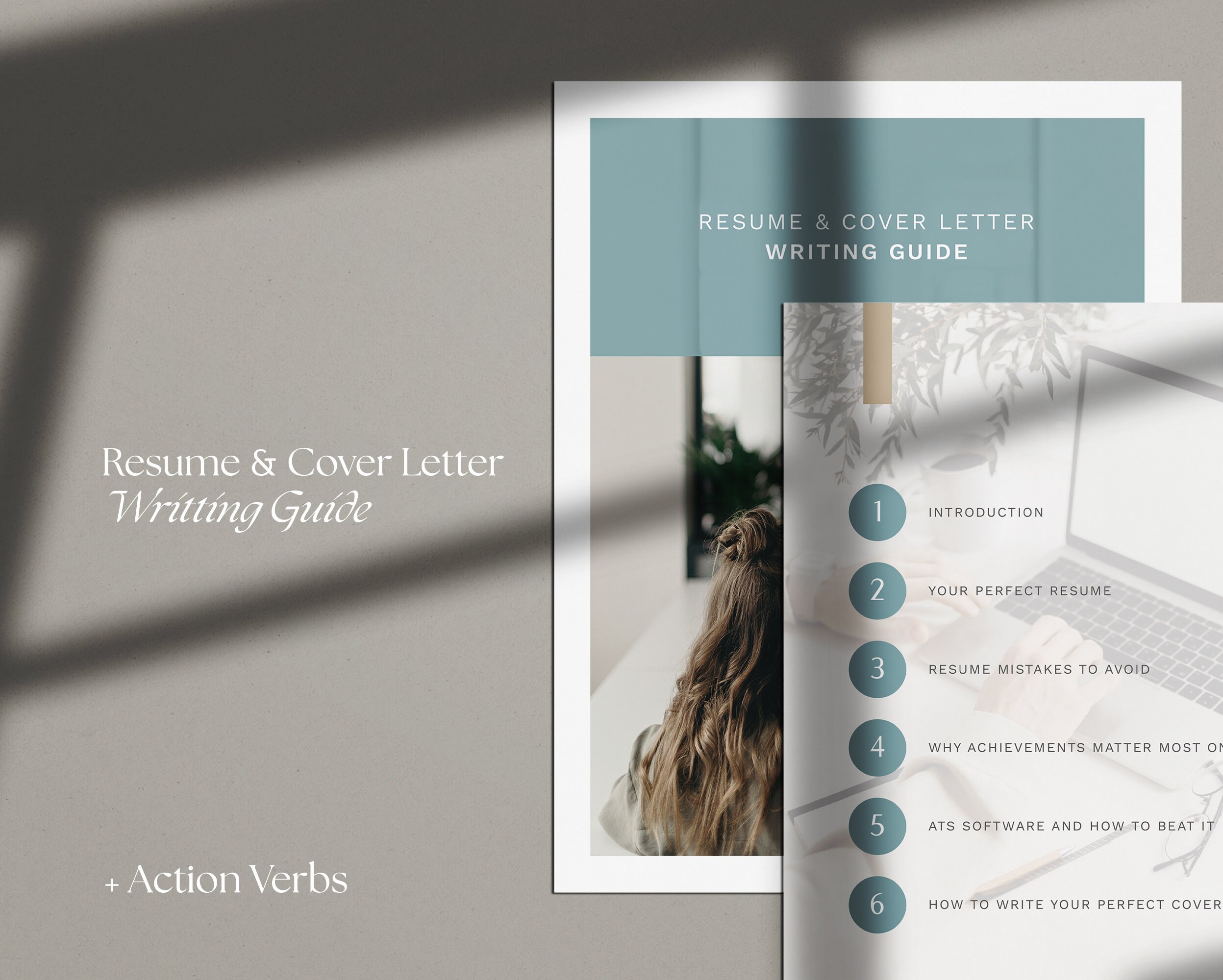 Modern Resume Template for Microsoft Word and Google Docs, Cover Letter ...