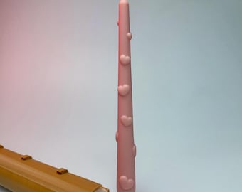Hearts Silicone mold pillar candle, love candle mold Heart, Silicone mold tall candle, pillar candle molds, Heart Mold, Mold pillar candle