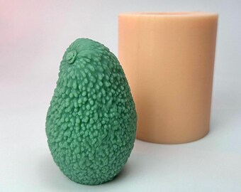 Avocado Candle Silicone Mold, Soap Avocado Mold, 3D Mold, Fruit Candle Mold, Vegetable Mold for Wax Soap, DIY Candle Making Mold