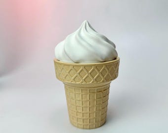 Ice Cream Cone Pot Silicone Mold. Waffle Planter Mold. 3D Ice Cream Cone Pot Mold. Cute Mold for Summer. Dessert Pot Mold. Mold IceCream jar