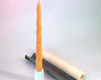 Chamomile Silicone mold pillar candle, table candle mold, Silicone mold tall candle, pillar candle molds, Chamomile Mold, Mold pillar candle