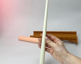 Classic 30 cm Silicone mold pillar candle, Taper candle mold, Tall candle mold, Conical candle mold, Mold table candle, Thin candle mold