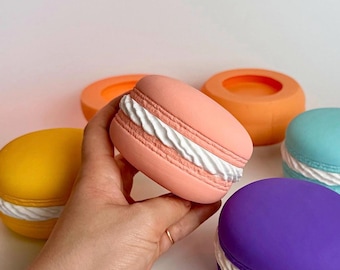 Macaron Dessert Planter Silicone mold. The Macaron Pot Cake mold. Dessert Jar Mold. Mold for Trendy pot. Macarone Silicone Container Mold