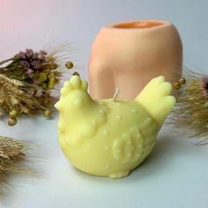 Chicken Silicone mold. Easter mold. Wax Mold Chick. Hen candle Mold. Silicone mold chicken, Easter candle mold, Chicken mold, 3D mold chick