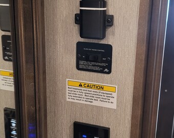 RV bed lift remote holder