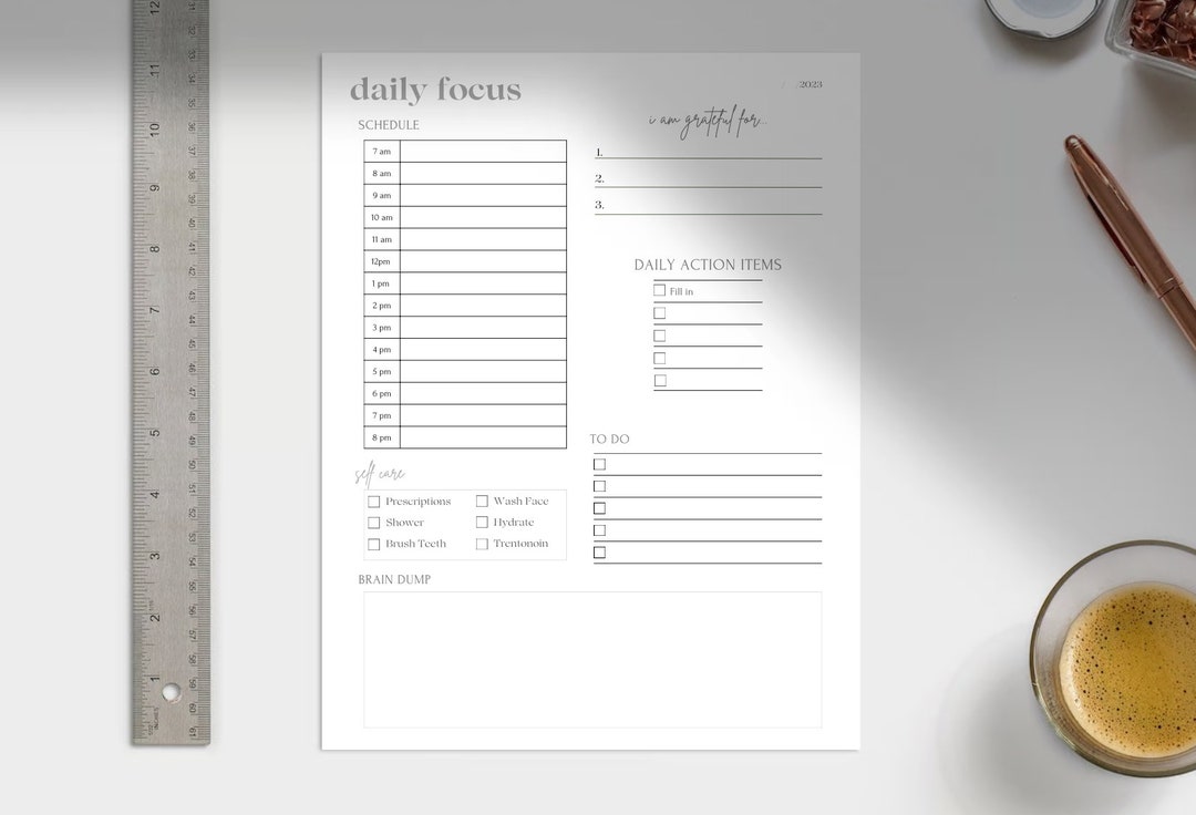 Simple & Clean Daily Planner and Cleaning Checklists for ADHD / ADD ...