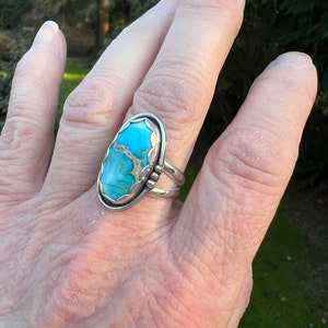 Sea Sediment Jasper Ring, Blue Stone Ring, Jasper Ring, Unique Sea Sediment Stone Ring