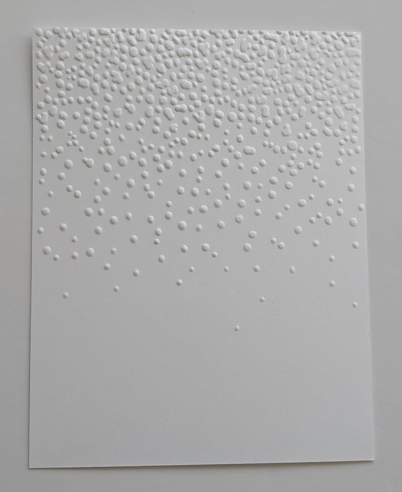 Embossed Birthday Card Front Panels – Set of 6 A2 White Backgrounds for ...