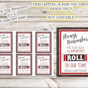 INSTANT DOWNLOAD Thanks For The Important Roll Role Tootsie You Play Every Day Tag Day Teacher Staff Employee Appreciation image 3