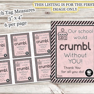 DOWNLOAD IMMEDIATO La nostra scuola crollerebbe senza di te Grazie per tutto quello che fai Cookie Tag Insegnante Principale Personale Dipendente Apprezzamento