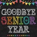 INSTANT DOWNLOAD: Goodbye Senior Year High School Nailed It Last Day ...