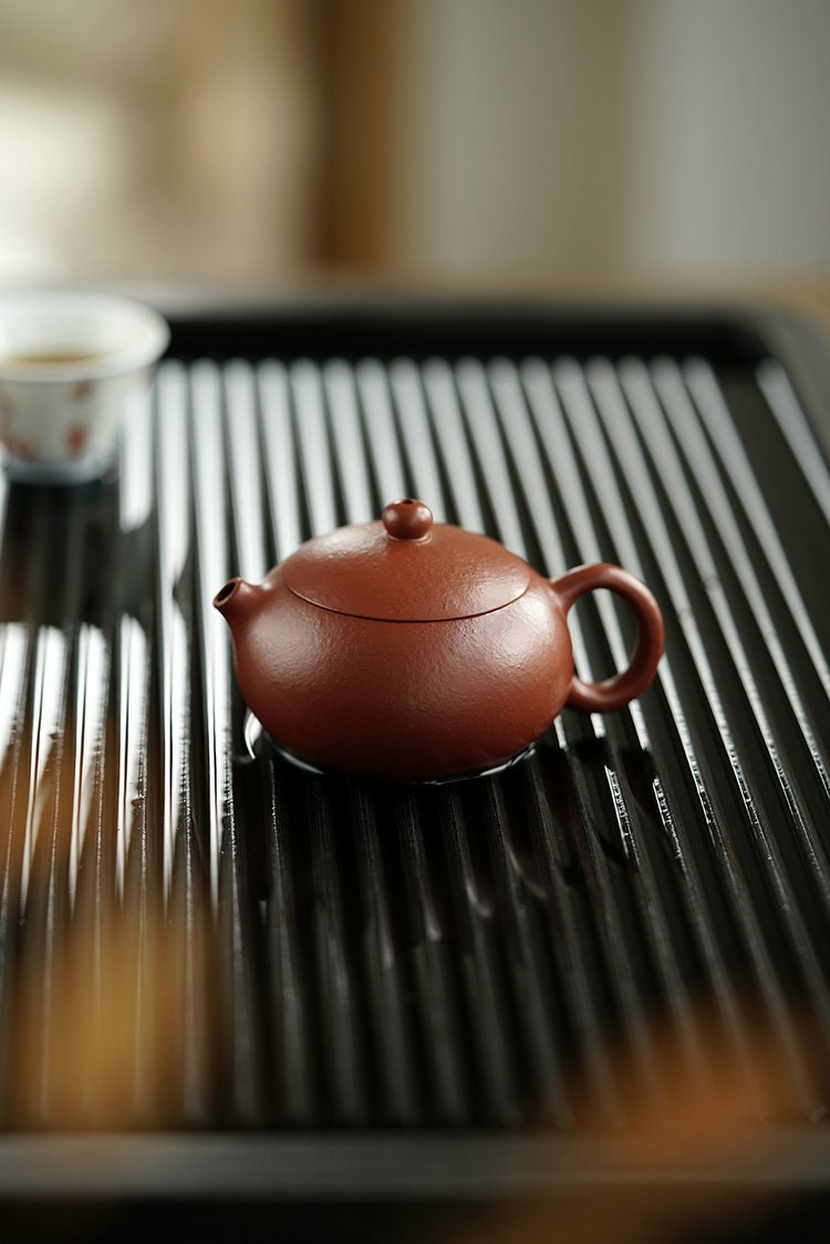 中国壺 100cc Chinese Yixing Zhu Clay Teapot Bian Xishi Tea Pot