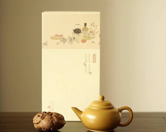 2pcs of one set Chinese Yixing Zhu Clay Teapot ShuiPing Zisha hu Handmade tea pet
