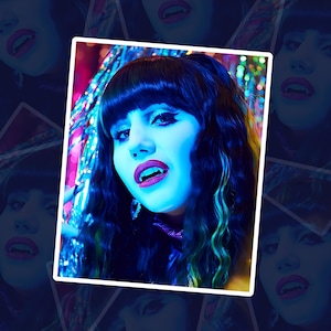 Nadja - What We Do In The Shadows Sticker: Holographic Waterproof Vinyl Decal