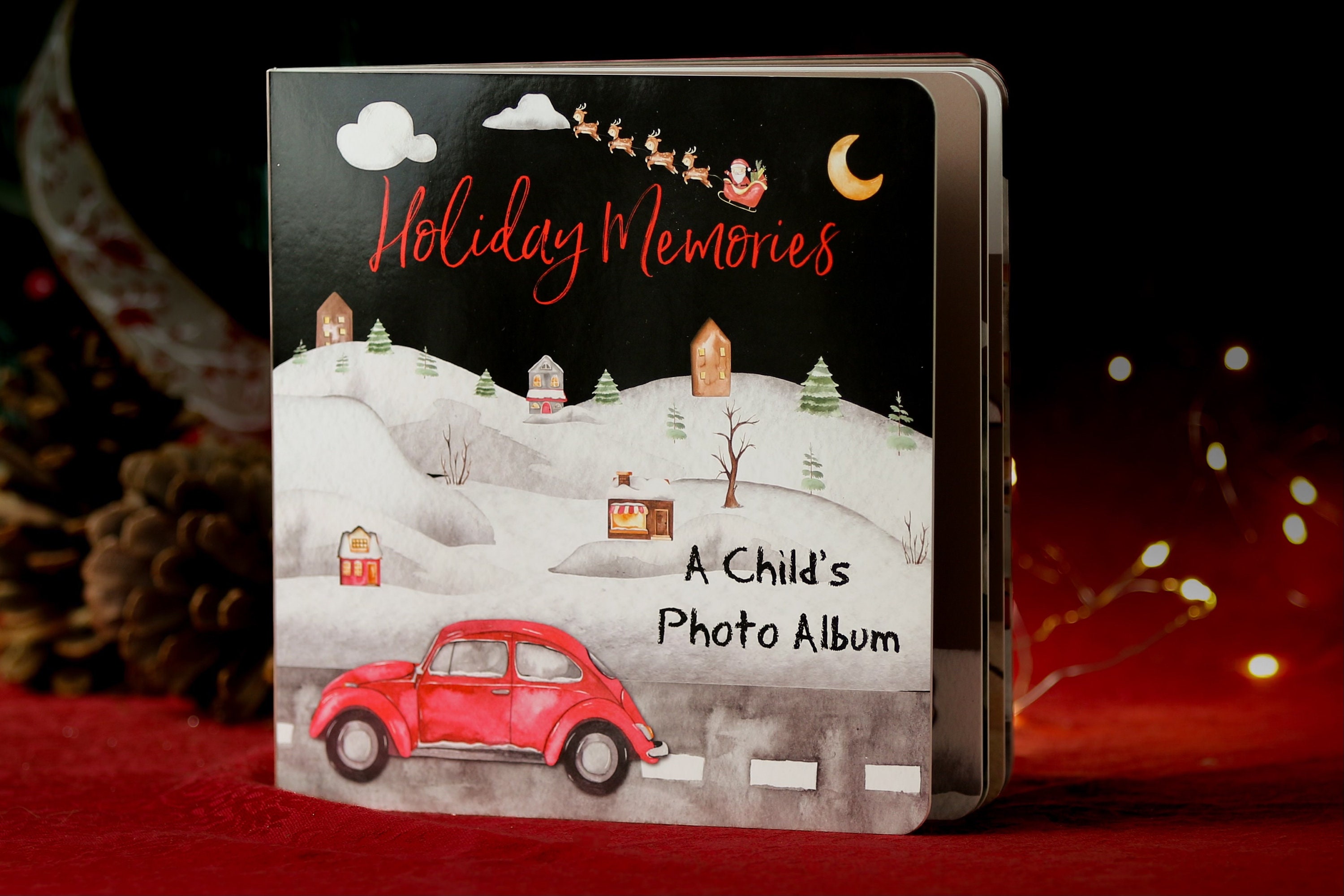 Christmas Card Keeper, Christmas Card Book, Personalize Christmas Card Album,  Cards of Christmas Past, Christmas Card Storage 