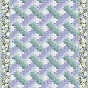 Quilt Pattern /Weaver Fever / Lap, Twin, Queen, King /Jackie Robinson /Animas Quilts