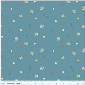 The Tale of PETER RABBIT /VEGGIES /Blue /Beatrix Potter /Riley Blake Designs/C14703-Blue /By the Half Yard /By the Yard /Cut continuous