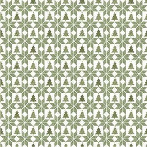 MAGICAL WINTERLAND /patchwork /GREEN/Lisa Audit /Riley Blake Designs/C14946-green /cut continuous