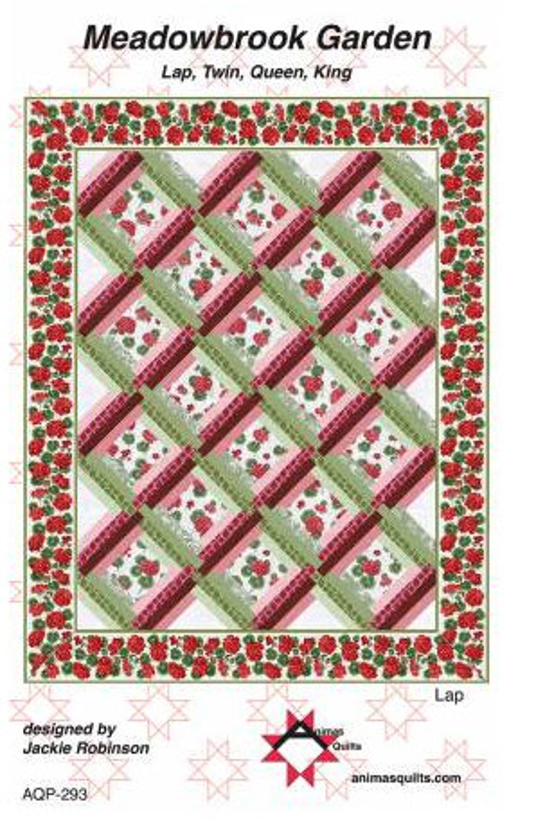 Quilt Pattern /meadowbrook Garden / Jackie Robinson/ Animas Quilts /lap, Twin, Queen, King Etsy