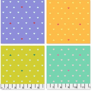 Unconditional Love /Besties /Tula Pink /Free Spirit Fabric /BTHY /BTY /Cut continuous