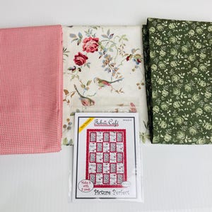 Anne of Green Gables Quilt Kit: Riley Blake Fabrics, Red Gingham, Roses & Birds